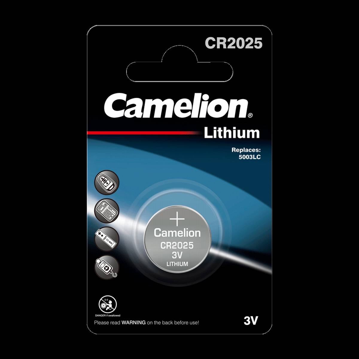 Camelion CR2025 Lithium Knopfzelle (1er Blister)