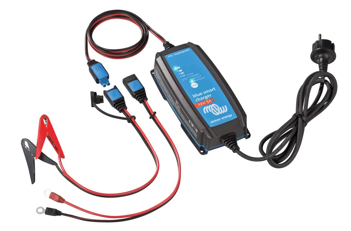 Victron Blue Smart IP65 12/5 Bluetooth Charger 12V 5A per batterie al piombo e al litio