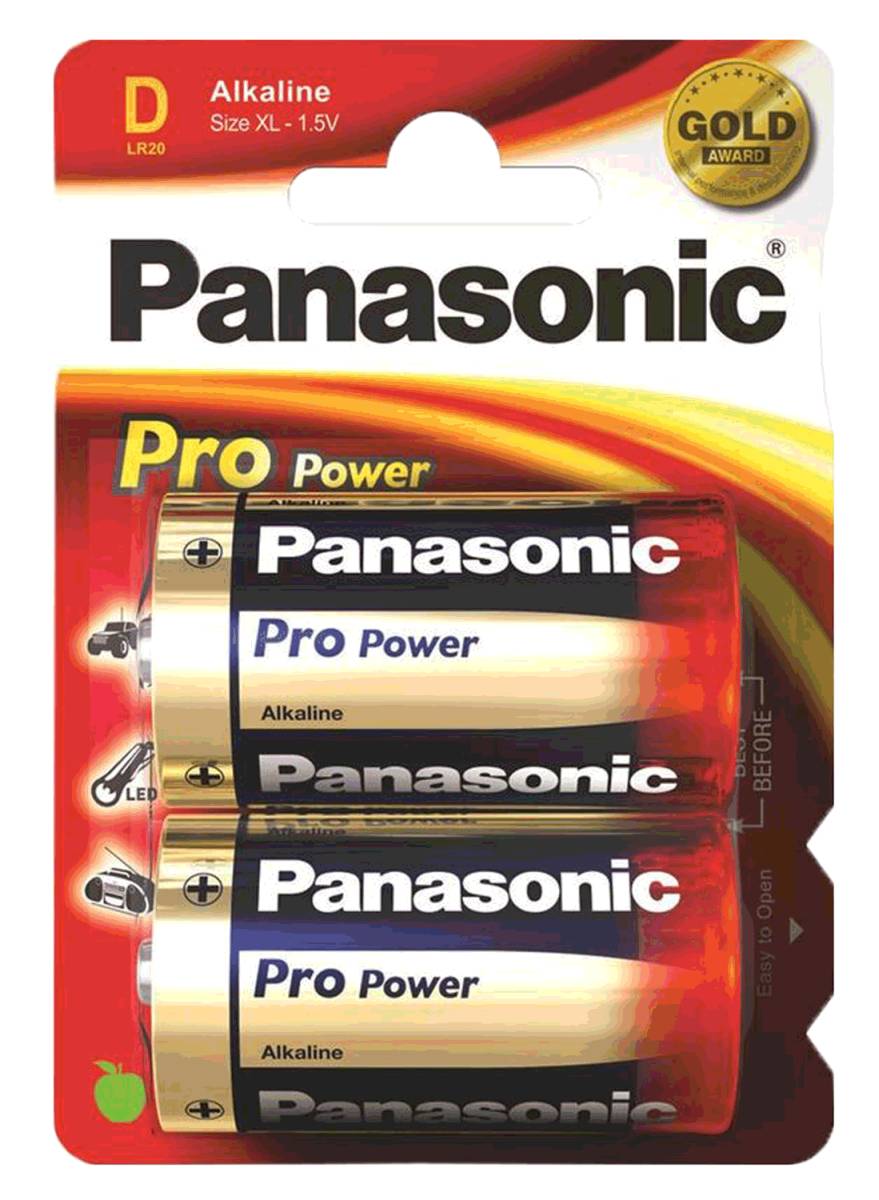 Panasonic Pro Power LR20 Mono D Batteria alcalina (Blister di 2)
