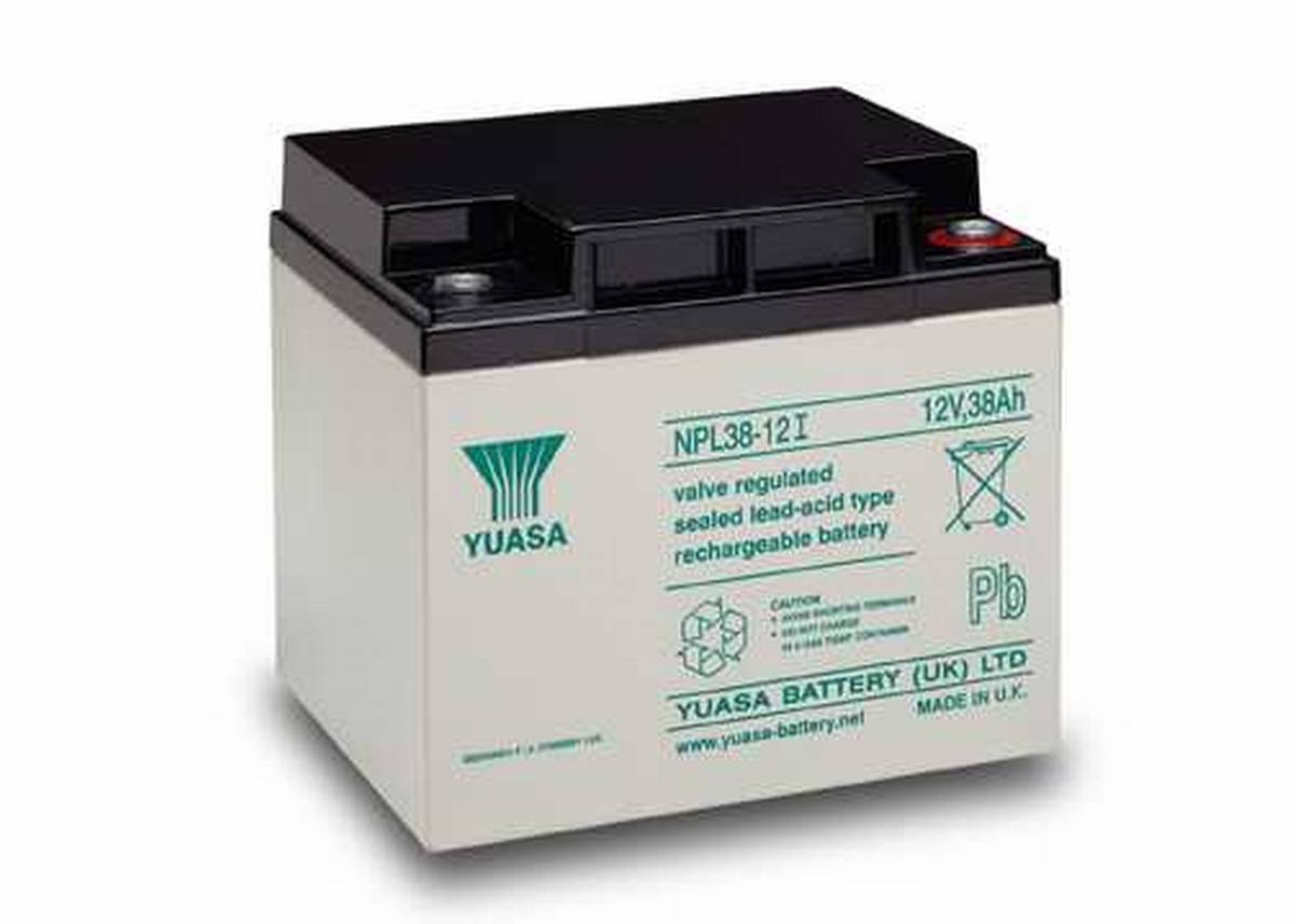 Yuasa NPL38-12I 38Ah 12V piombo batteria Long Life AGM