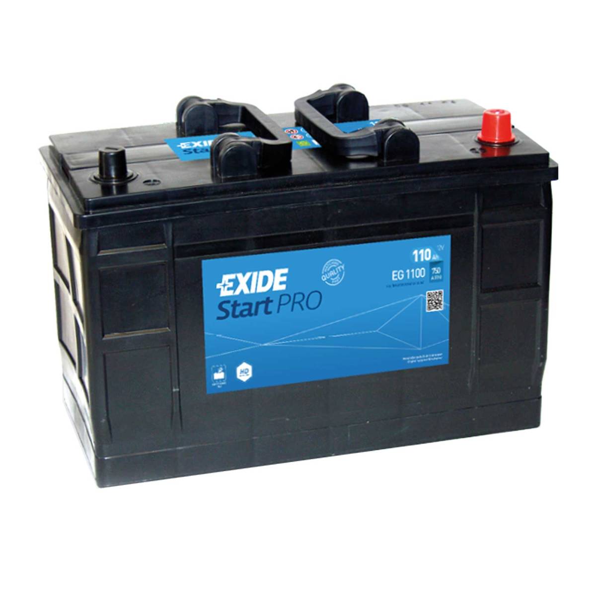Exide EG1100 Start Pro 12V 110Ah 720A Truck Battery