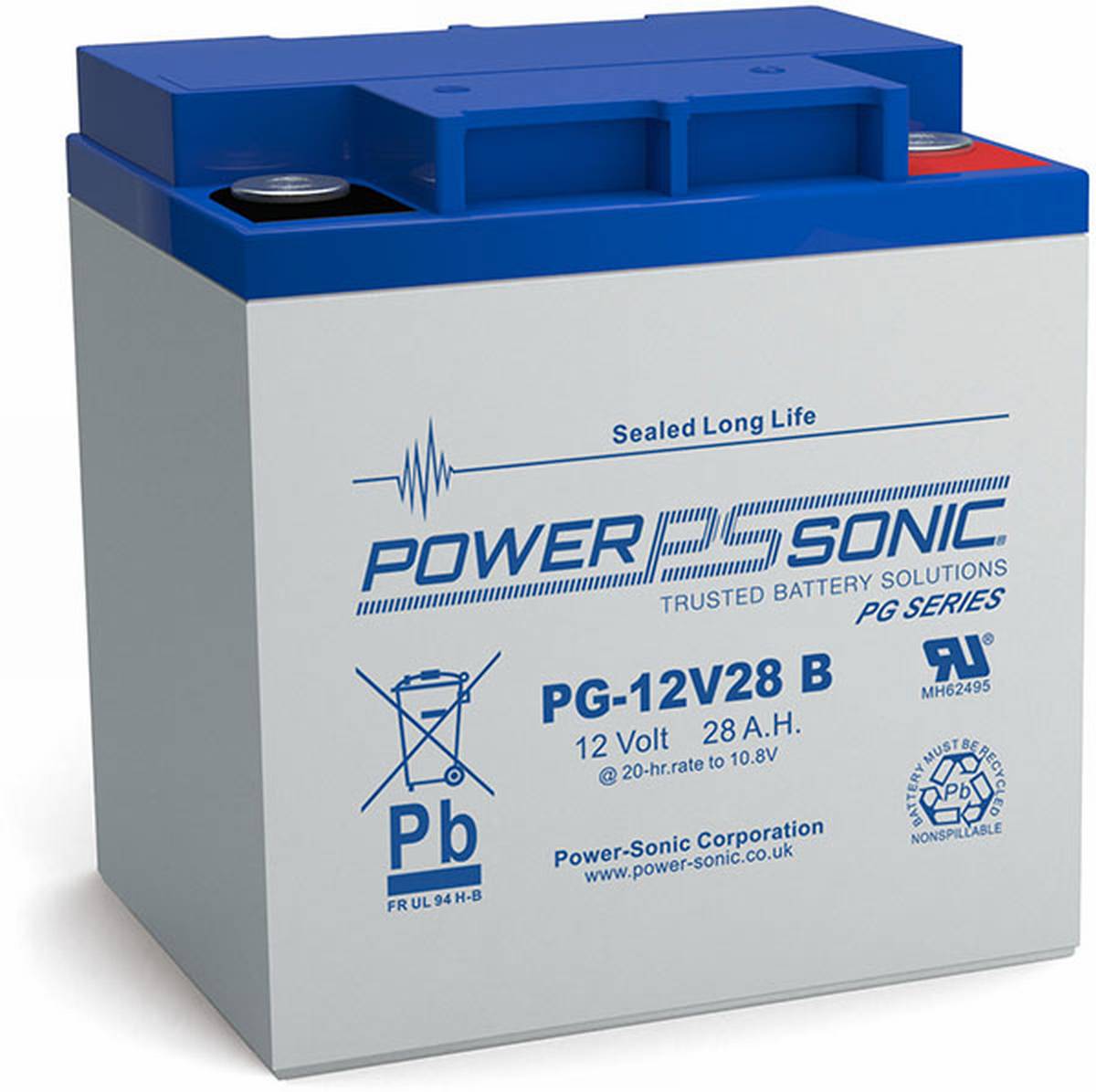 Powersonic PG-12V28 Batteria AGM 12V 28Ah
