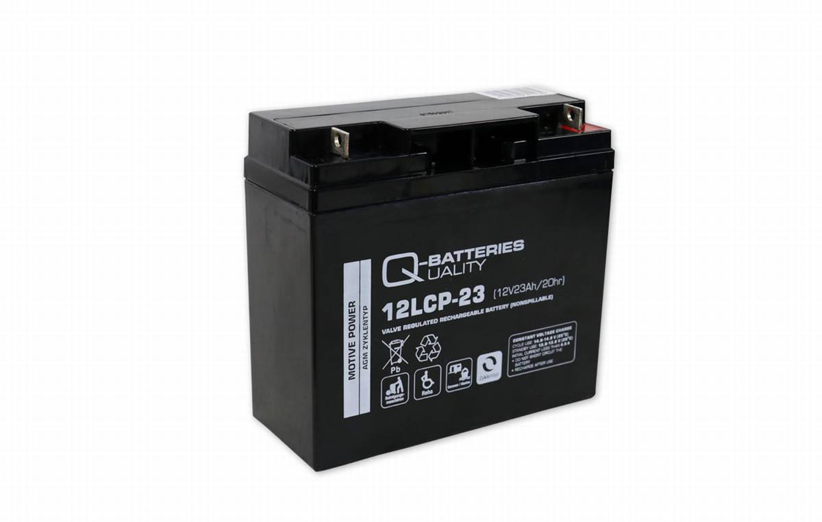 Batteria di ricambio per Panasonic LC-XC1222P 12V 23Ah AGM batteria resistente al ciclo