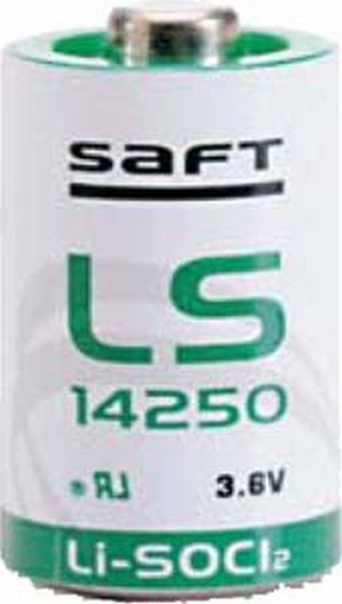 Saft LS 14250 1/2AA Batteria al litio cloruro di tionile 3.6V 1200mAh UN3090 - SV188