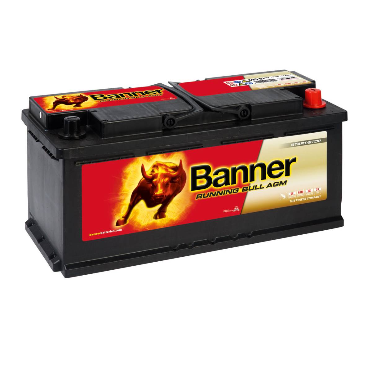 Banner 60501 AGM Running Bull 12V 105Ah 950A batteria auto
