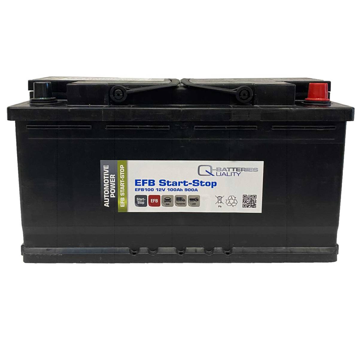 Q-Batterie Start-Stop EFB Batteria auto EFB100 12V 100Ah 900A ordina su