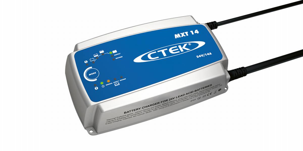 CTEK MXT 14 24V Charger (AC Mains) per batterie al piombo 24V 14A Charging Current High Frequency Charger