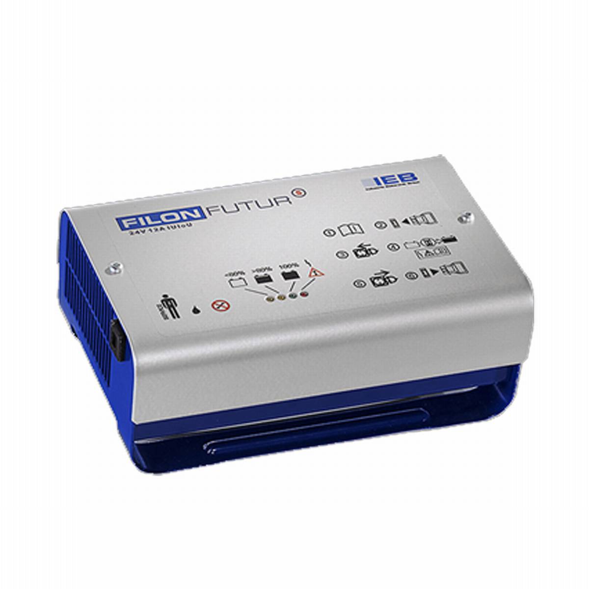 IEB Filon Futur S E230 G24/10 B65-FP (rete AC) per batterie al piombo 24V 10A corrente di carica ad alta frequenza