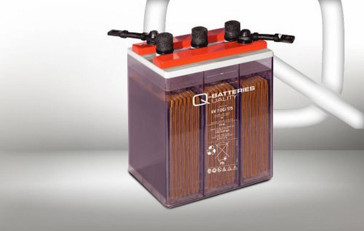 Q-Batterie 2V 12 OGi 300 300Ah (C10) Batteria OGi stazionaria con elettrolita liquido