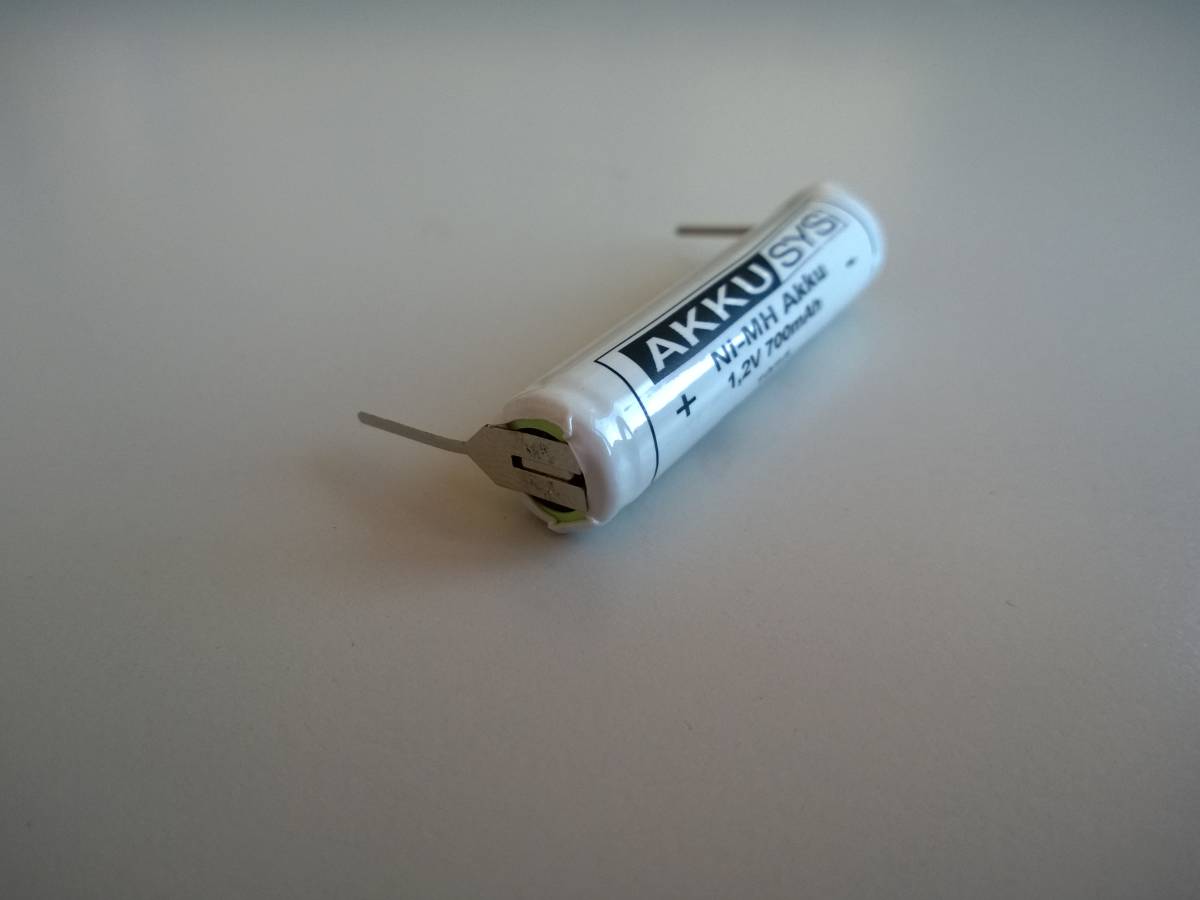 Batteria di ricambio per spazzolino elettrico 1.2V 700mAh NiMH singolo Pin