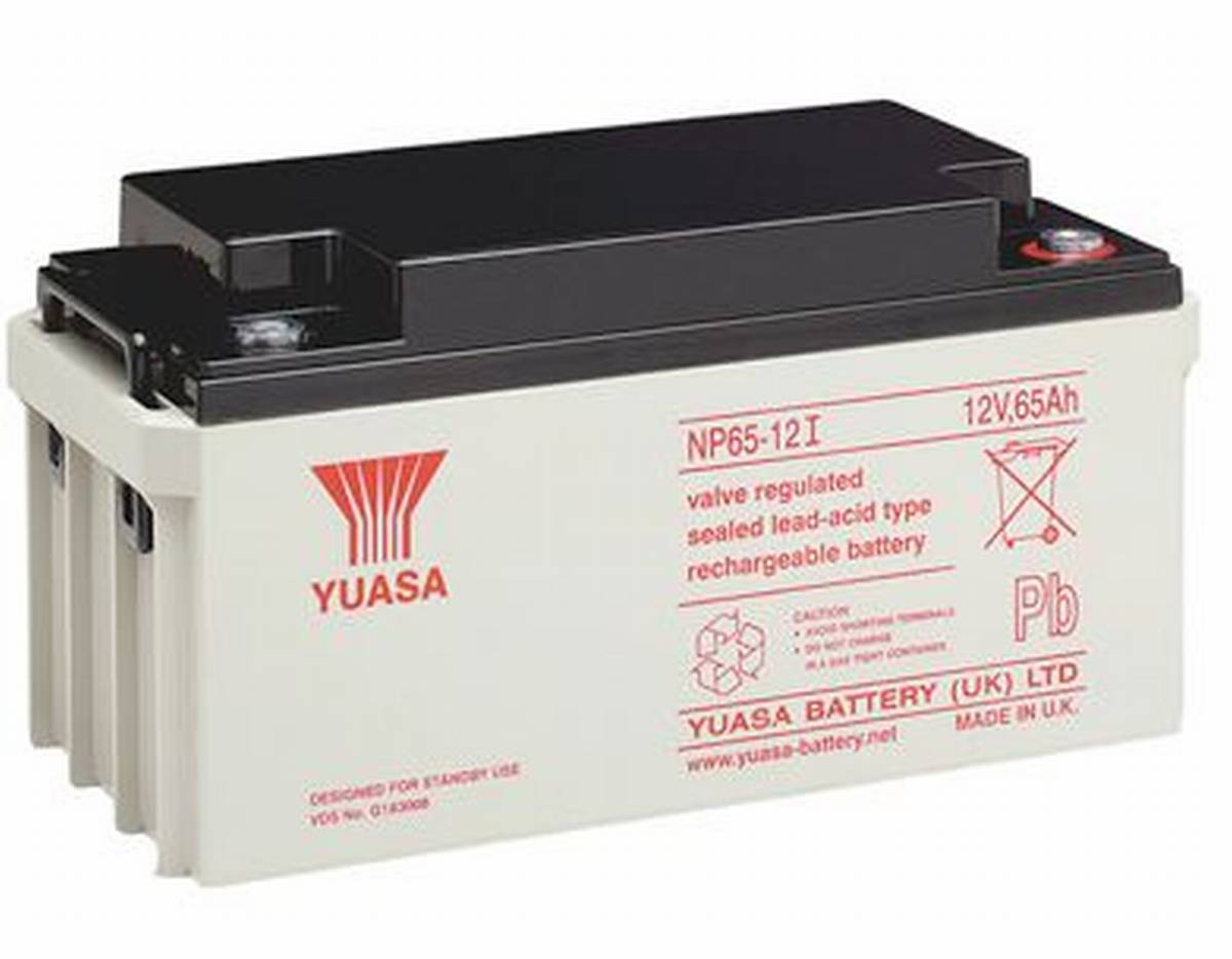Yuasa NP65-12I 65Ah 12V Lead-Acid Battery / AGM NP 65-12 VdS