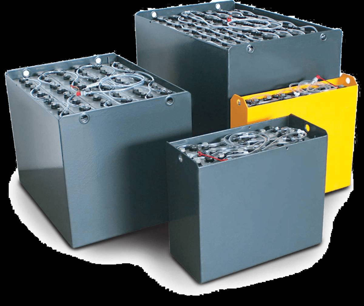 Q-Batterie 24V Batteria per carrelli elevatori 2 PzS 180 Ah (752 x 212 x 601mm L/W/H) Trough 42046600