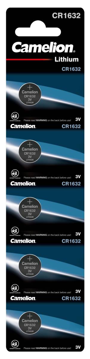 Camelion CR1632 al litio a bottone (blister da 5) UN 3090 - SV188