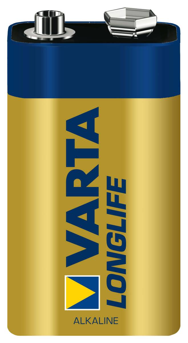 Varta Longlife 9V Block Battery 4122 (sciolto)