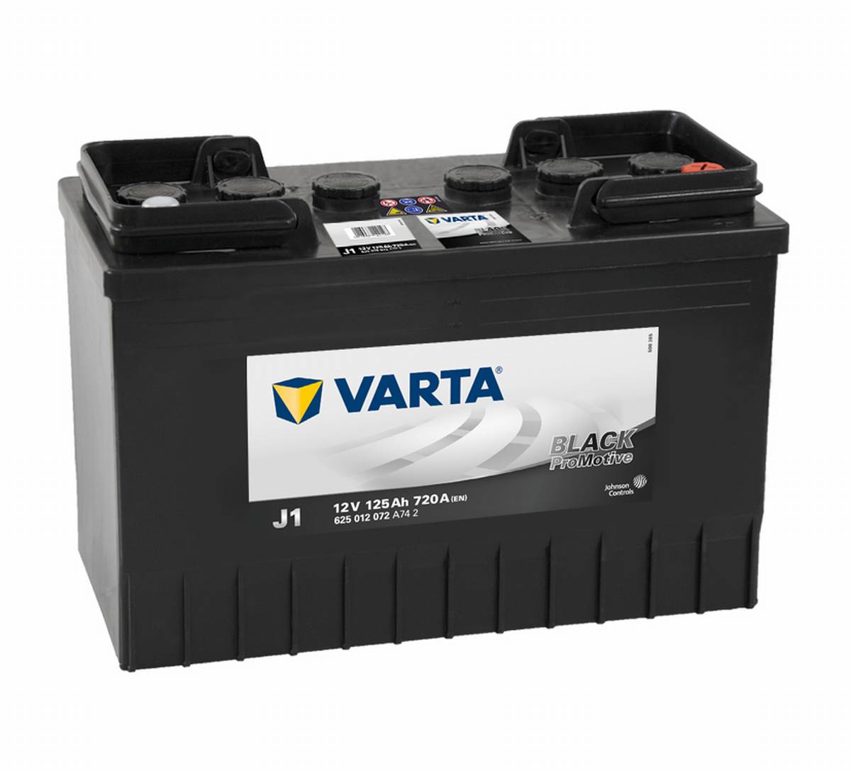 Varta J1 ProMotive Heavy Duty 12V 125Ah 720A Truck Battery 625 012 072