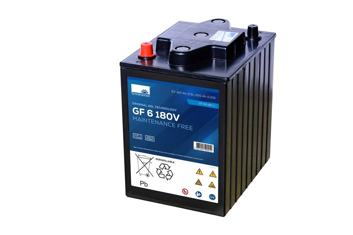 Exide Sonnenschein GF 06 180 V batteria trazione al piombo gel dryfit 6V 180Ah (5h)