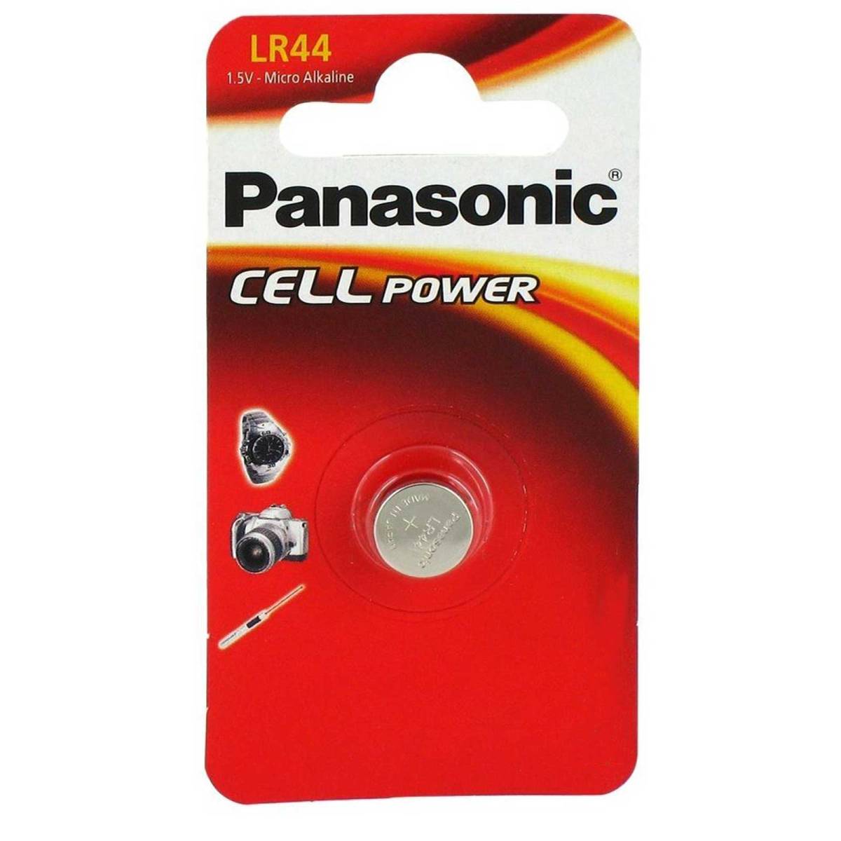 Panasonic LR44 Alkaline Button Cell (Blister da 1)