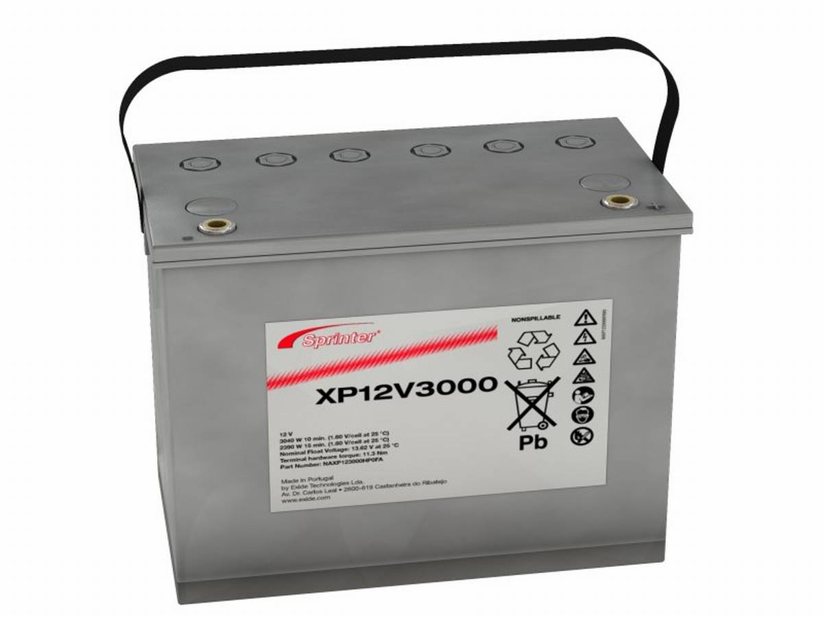 Batteria Exide Sprinter XP12V3000 12V 92.8Ah Lead-AGM