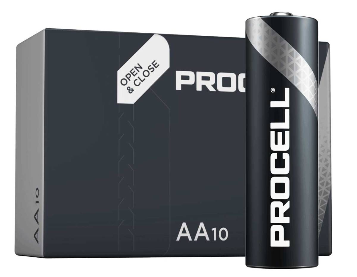 Duracell Procell Alkaline LR6 Mignon AA Batteria MN 1500 1.5V 10 pz. (scatola)
