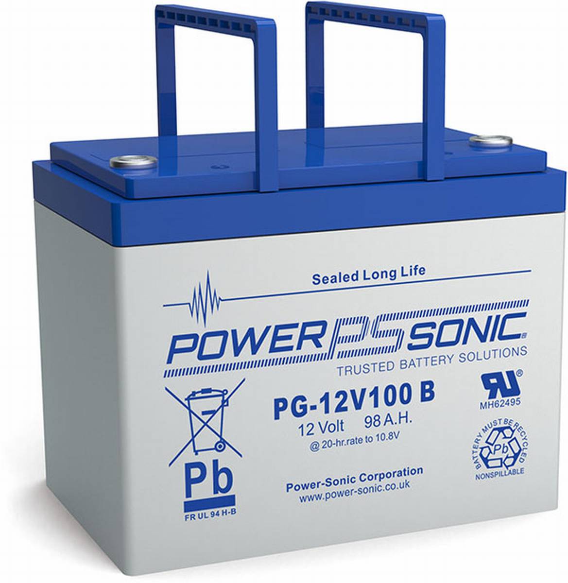 Powersonic PG-12V100 Batteria AGM 12V 100Ah