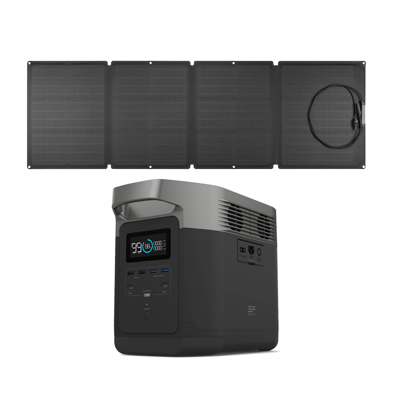 Kit Ecoflow Delta Powerstation con pannello solare 400W