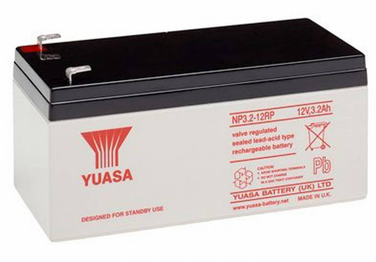 Yuasa NP3.2-12 3.2Ah 12V batteria al piombo / AGM NP 3.2-12