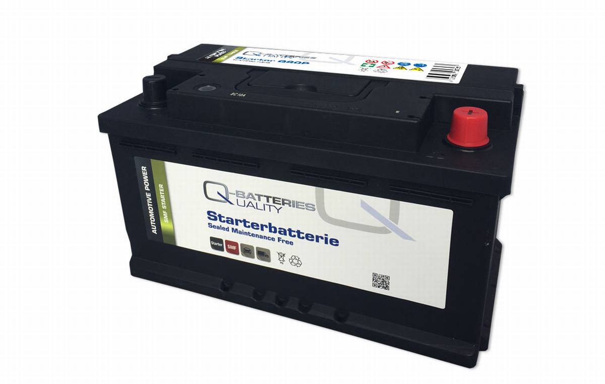 Q-Batteries Batteria auto Q80P 12V 80Ah 640A, senza manutenzione