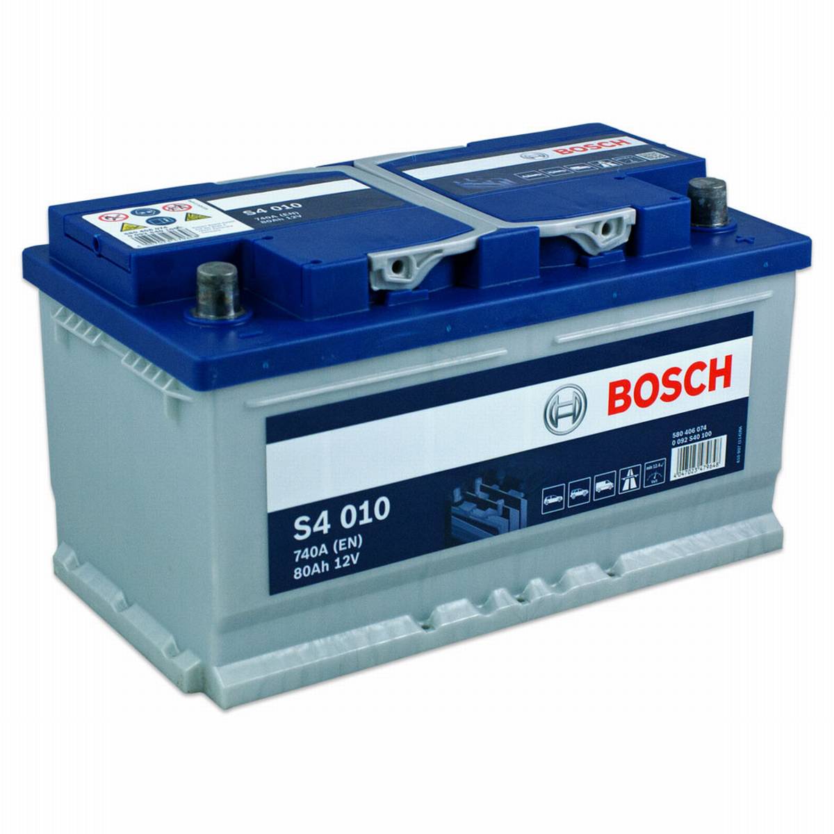 Batteria auto Bosch S4 010 12V 80Ah 740A