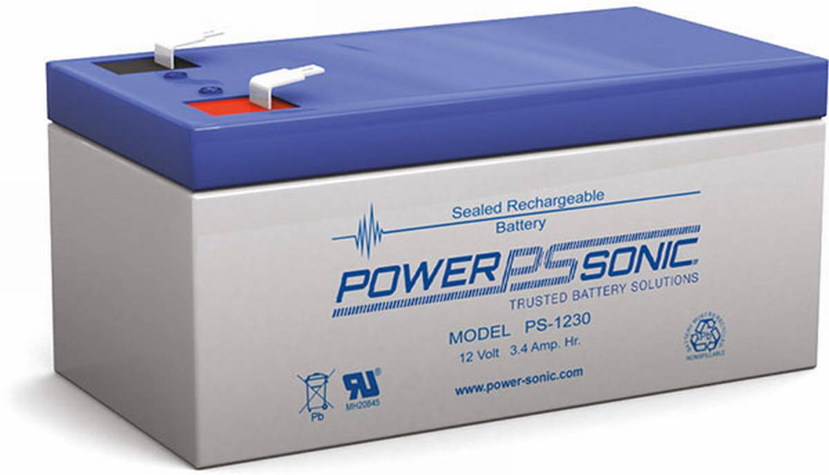 Powersonic PS 1230 12V 3,4Ah batteria AGM VdS