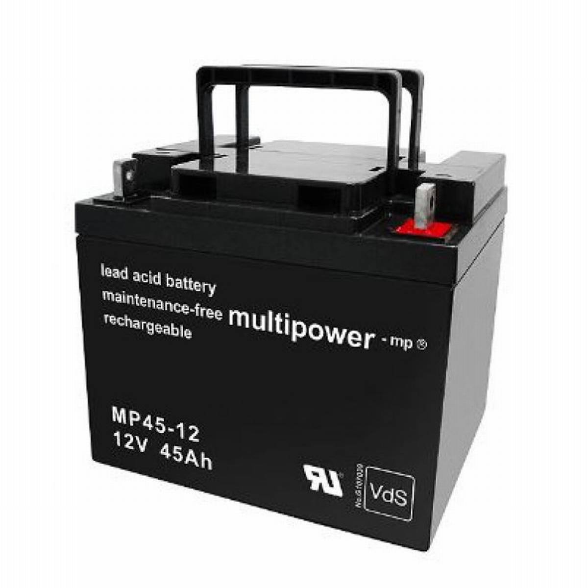 Multipower MP45-12 12V 45Ah batteria al piombo AGM con approvazione VdS