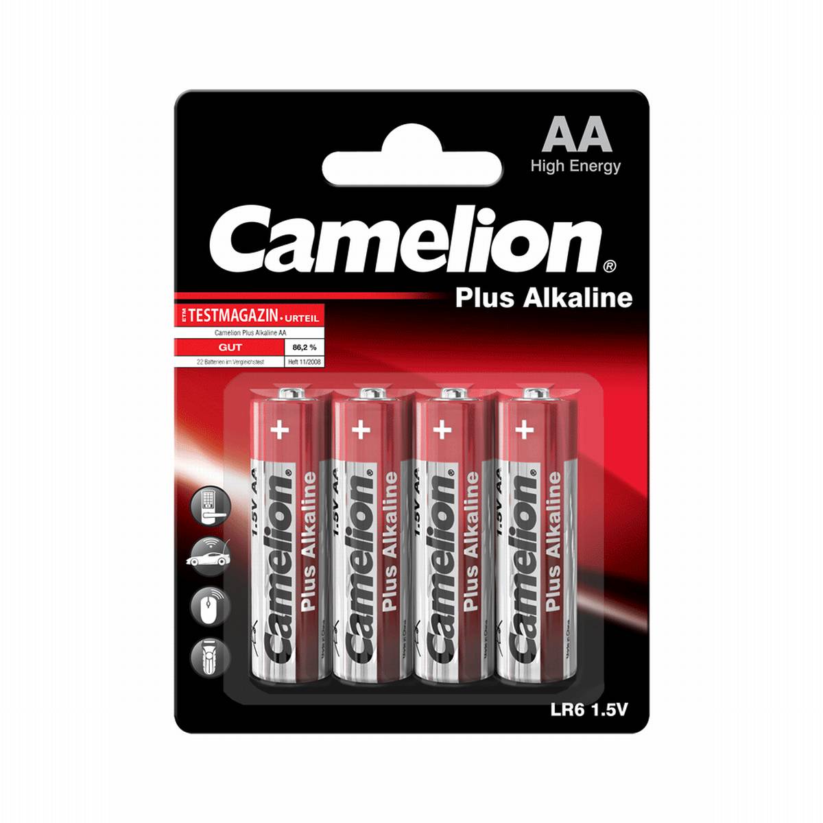 Camelion PLUS LR06 Mignon AA Batteria alcalina (Blister di 4)