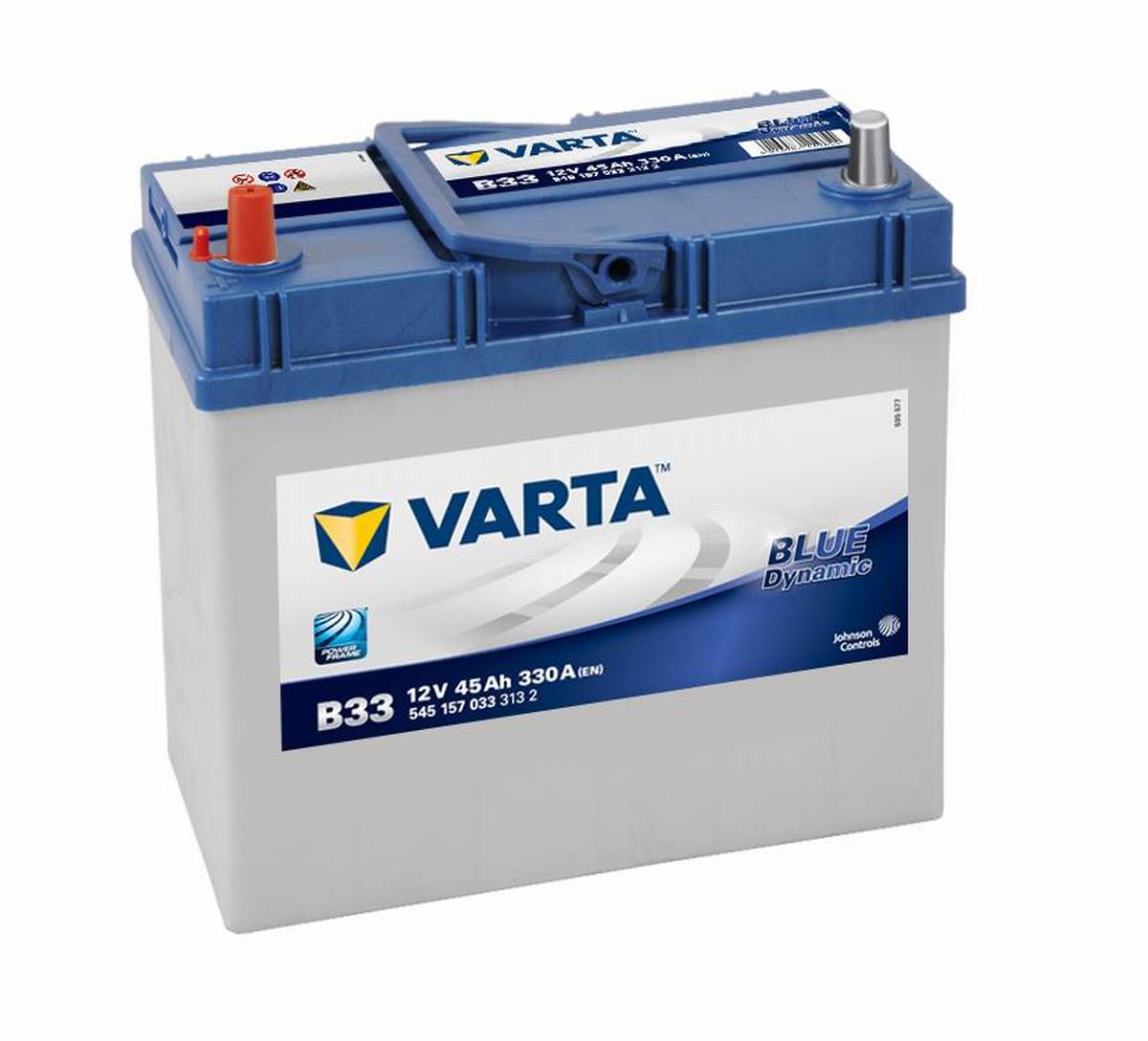 VARTA B33 Blue Dynamic 12V 45Ah 330A Batteria auto 545 157 033