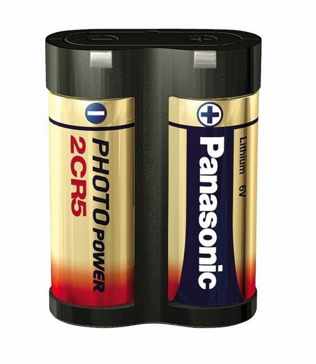 Panasonic 2CR5 6V foto batteria al litio (blister da 1) UN3090 - SV188