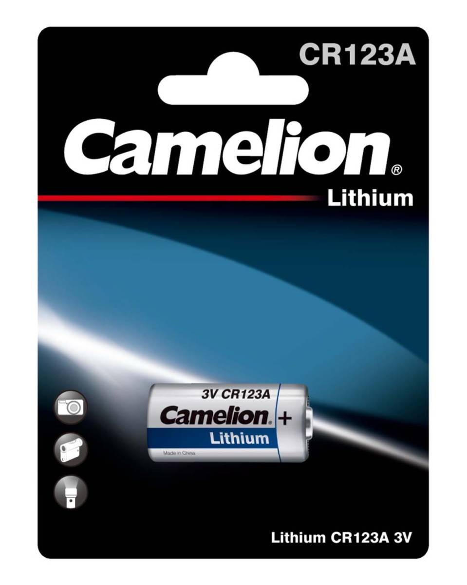 Camelion Lithium CR123A 3V Photo Battery (Blister da 1) UN 3090 - SV188