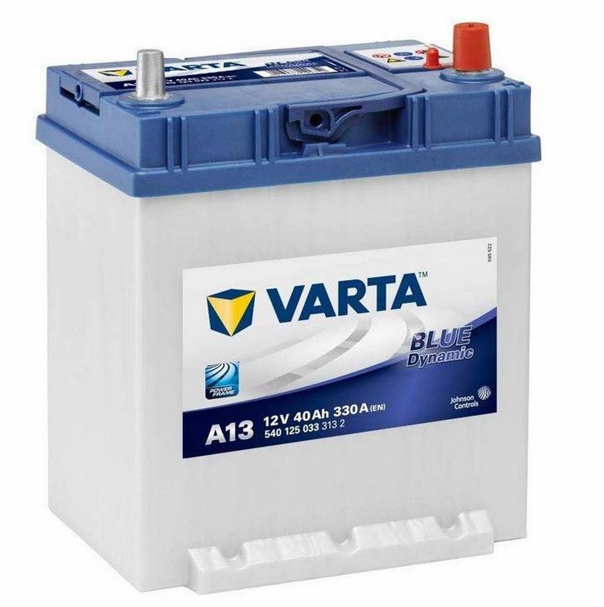 VARTA A13 Blue Dynamic 12V 40Ah 330A batteria auto 540 125 033