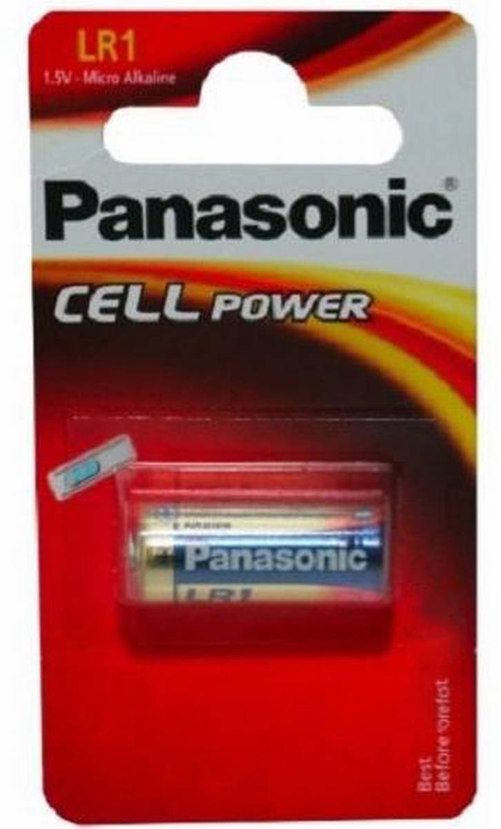 Panasonic Lady LR1 N 1.5 Volt Cell Power batteria alcalina (blister da 1)