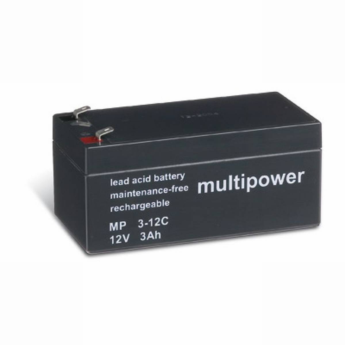 Multipower MP3-12C 12V 3Ah Piombo Batteria Tipo Ciclo