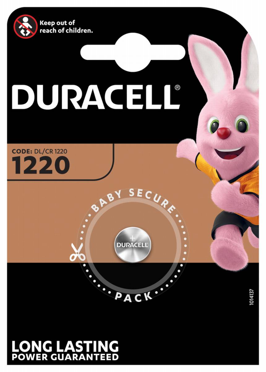 Duracell Lithium CR1220 Button Cell (Blister da 1) UN3090 - SV188