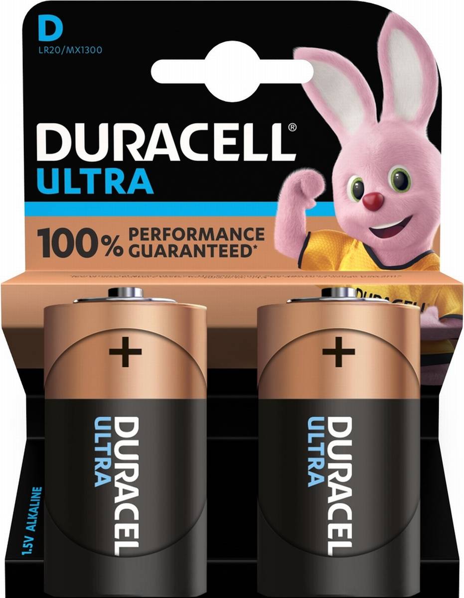 Duracell ULTRA LR20 Mono D Batteria MX 1300 (Blister di 2)