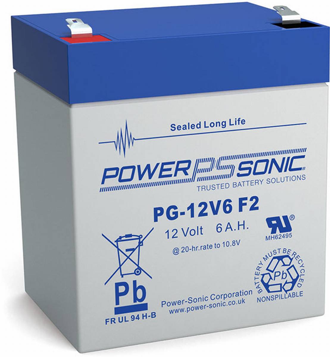 Powersonic PG-12V6 Batteria AGM 12V 6Ah