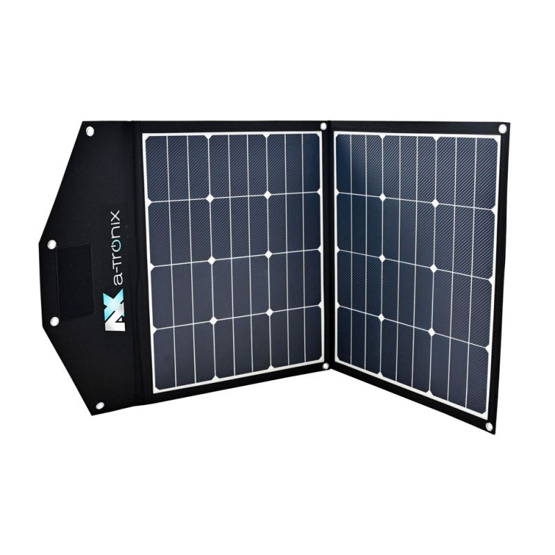 a-TroniX PPS Borsa solare pieghevole pannello solare 80W 2x40W