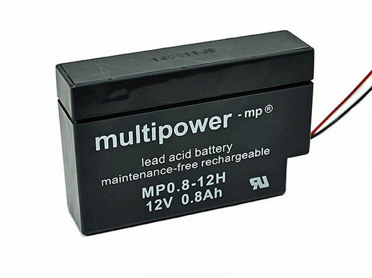 Multipower MP0,8-12 0,8Ah Batteria al piombo per la casa