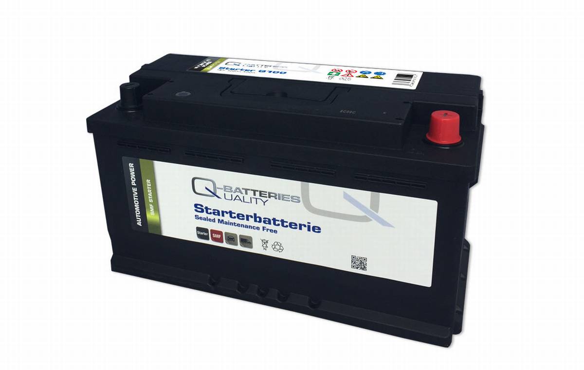 Batteria auto Q-Batteries Q100 12V 100Ah 750A, senza manutenzione