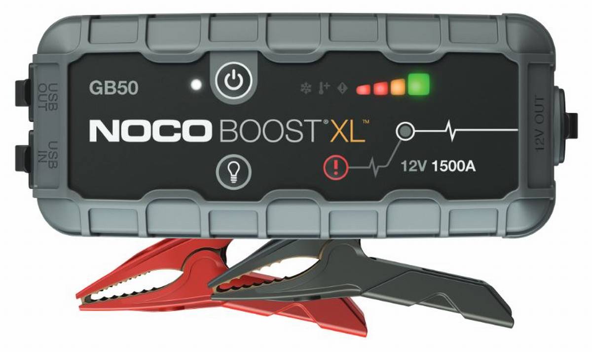 Noco Genius Booster XL GB50 jump starter 12V 1500A Materiale pericoloso secondo UN3480 Batterie al litio!