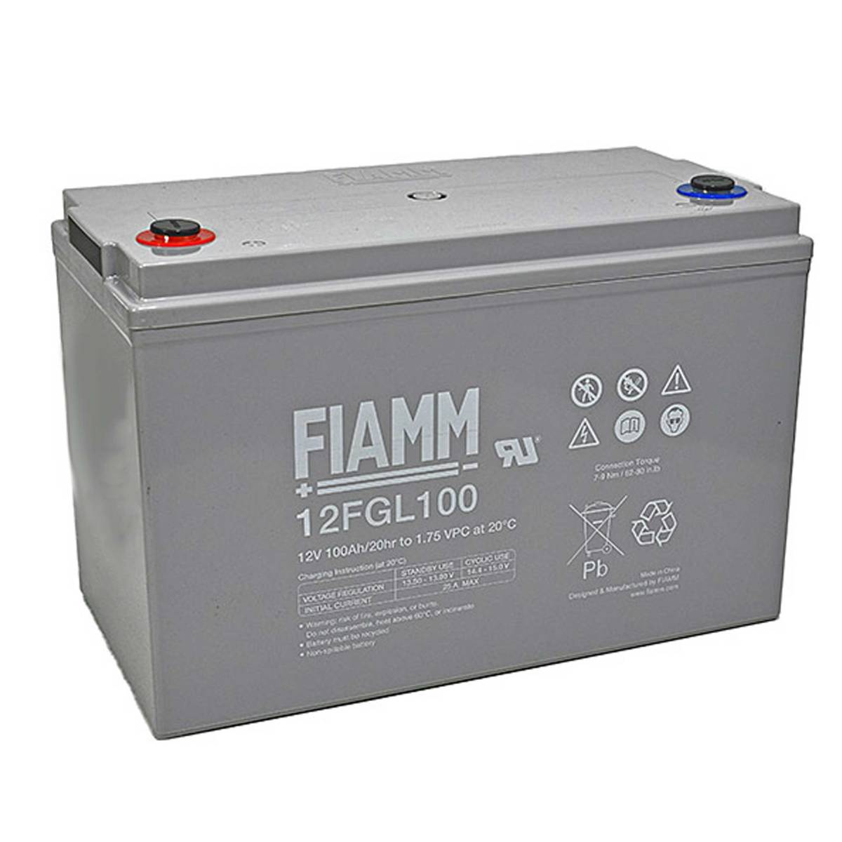 Fiamm 12FGL100 12V 100Ah batteria piombo-acido / AGM