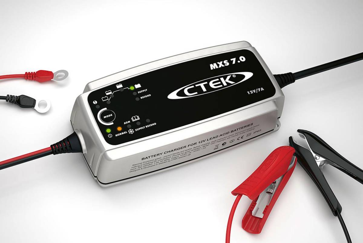 CTEK MXS 7.0-12V Charger (AC Mains) per batteria al piombo 12V 7A Charging Current High Frequency Charger