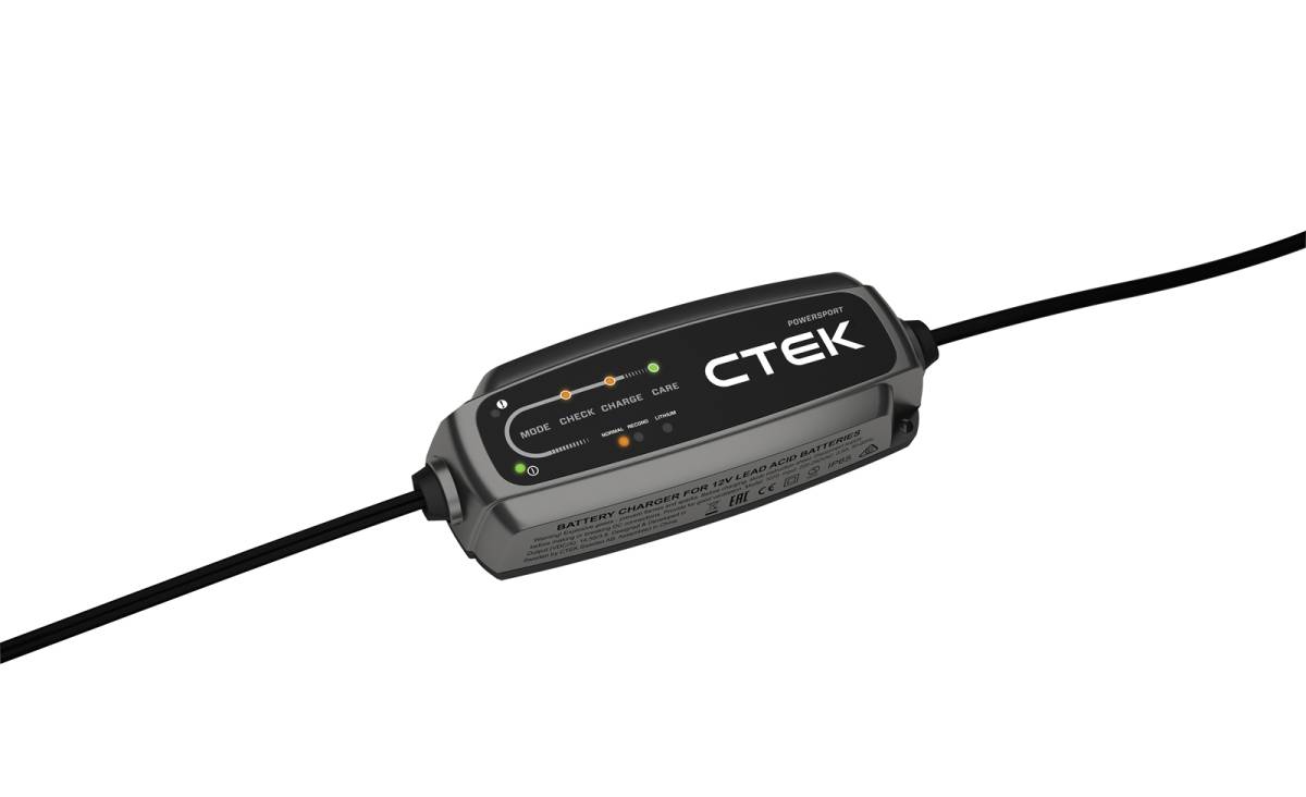 CTEK CT5 POWERSPORT EU, LA e Lithium Charger 12V per batterie al piombo e al litio