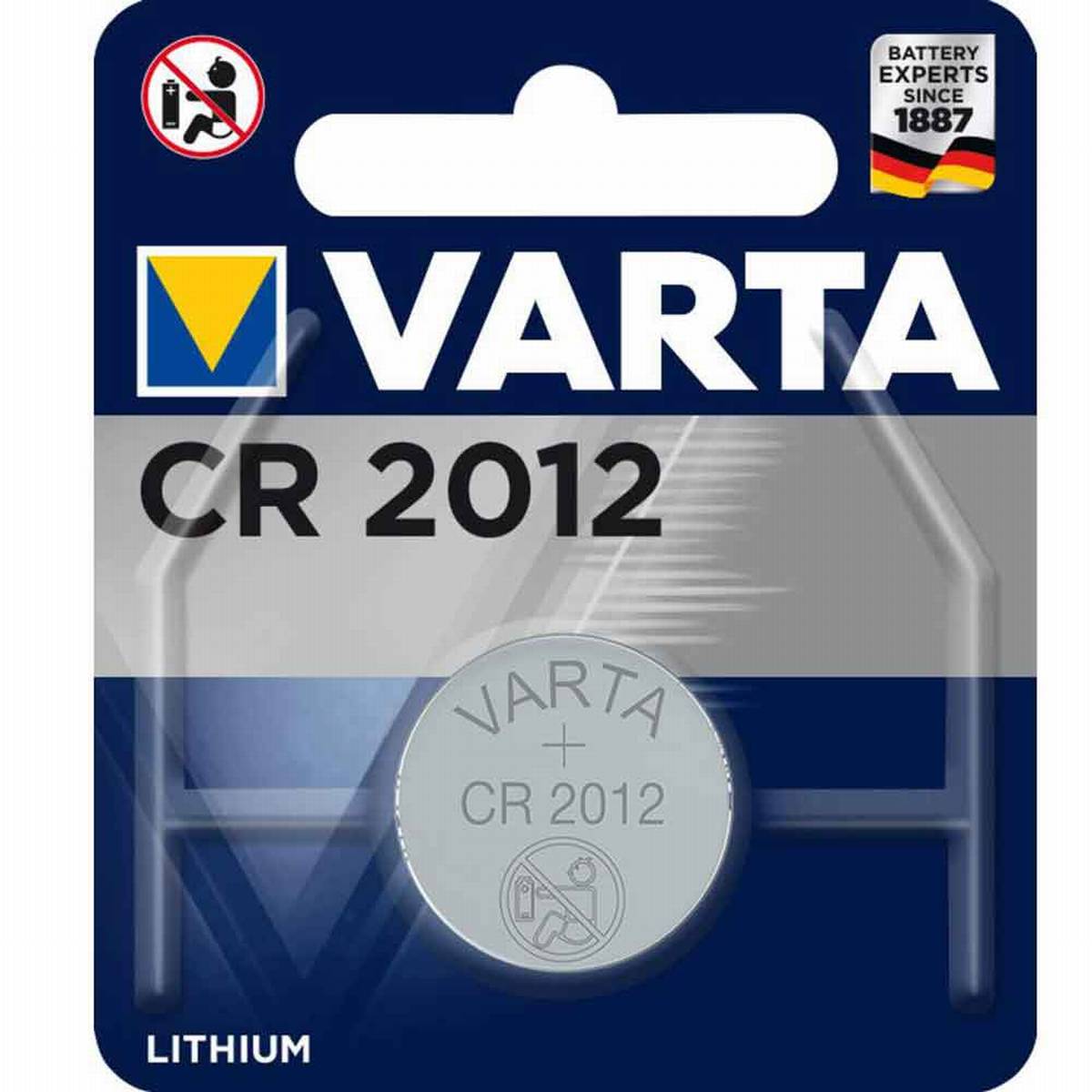 Varta Electronics CR2012 pila a bottone al litio 3V (1 blister)