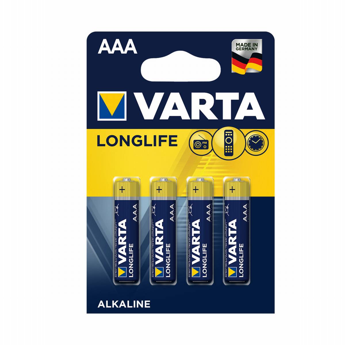 Varta Longlife Micro AAA Battery 4103 (Blister di 4)