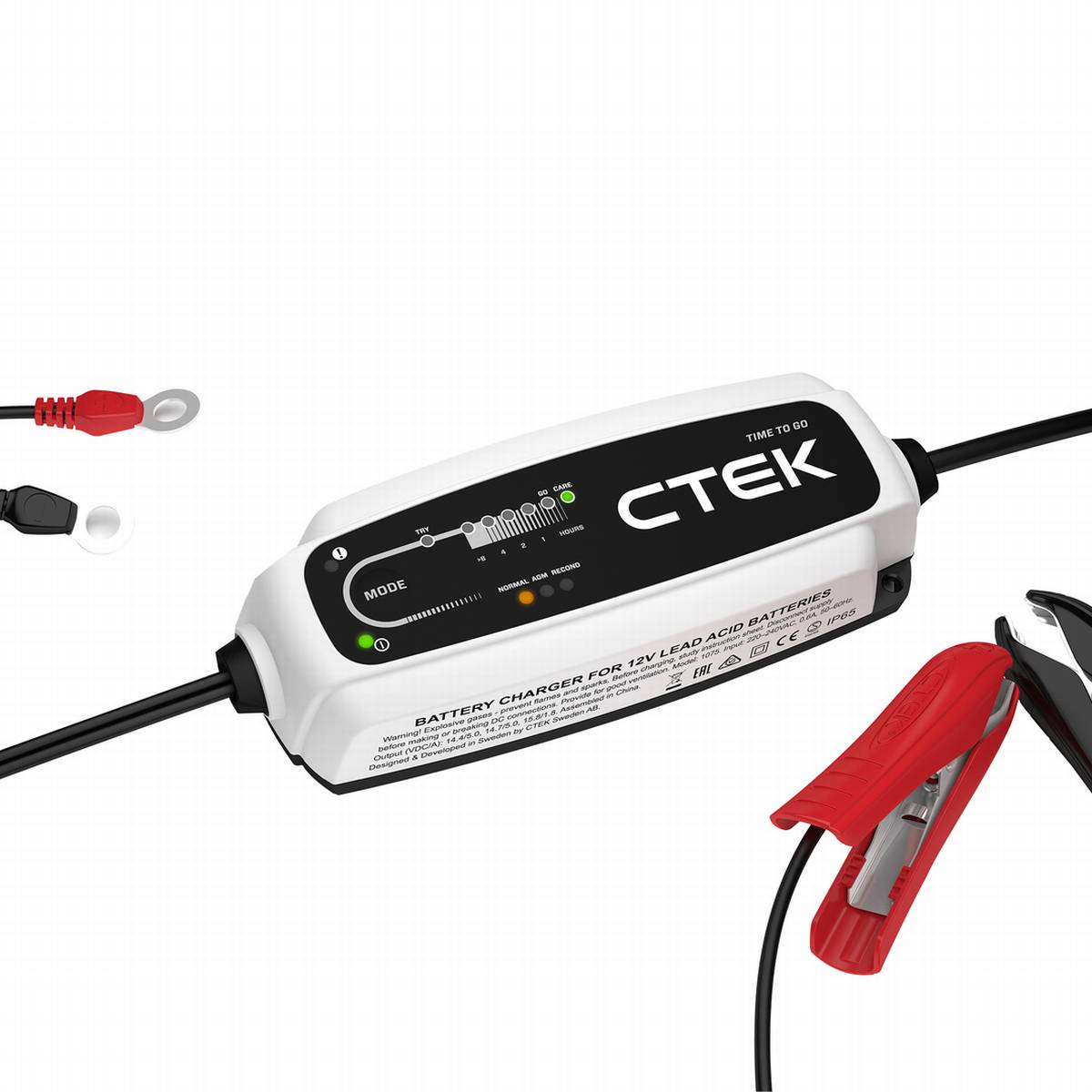 CTEK CT5 TIME TO GO EU Caricabatterie per batterie 12V AGM